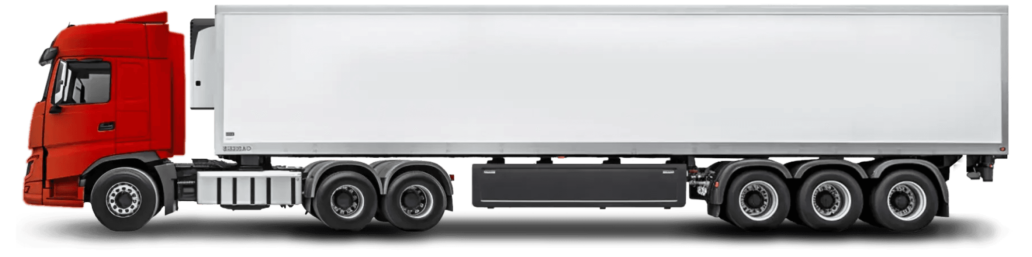 refrigerated van truck load transport